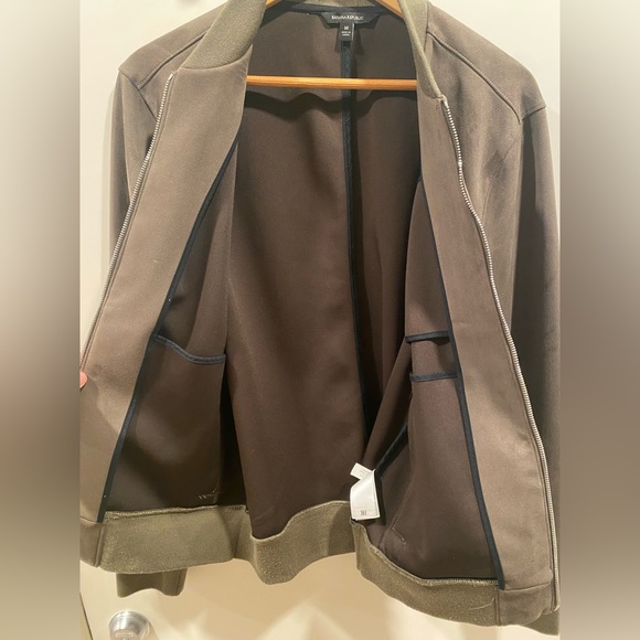 Banana Republic Suede Bomber Jacket - Picture 3 of 7